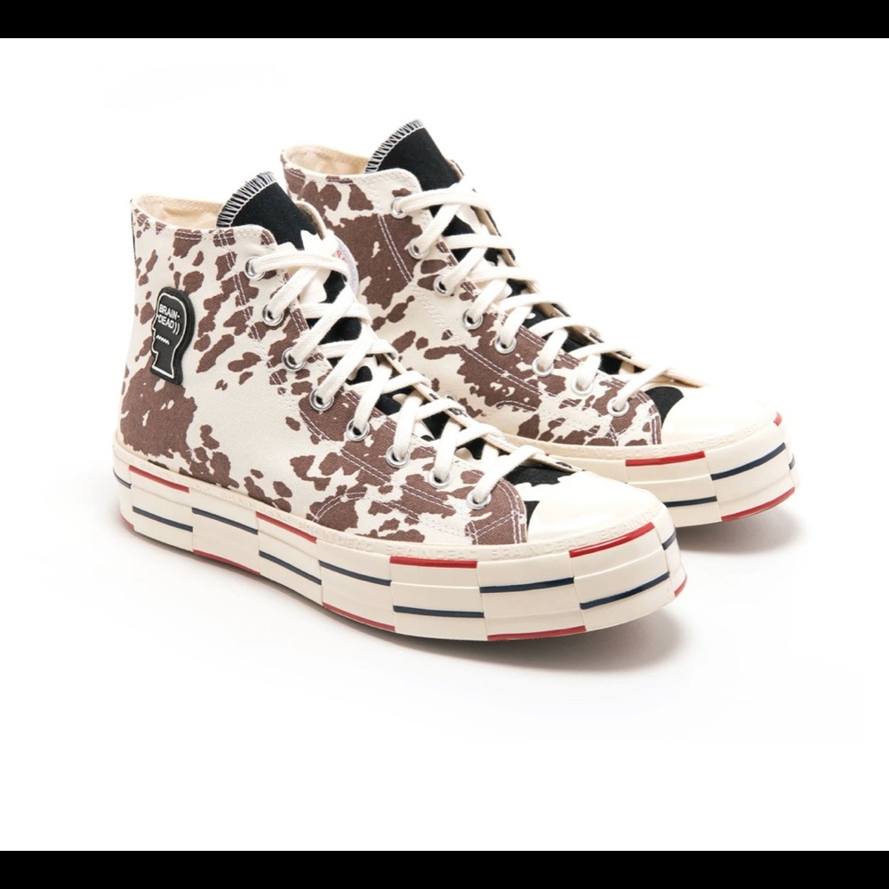 Converse x Braindead Chuck 70 High Size 8 - Egret